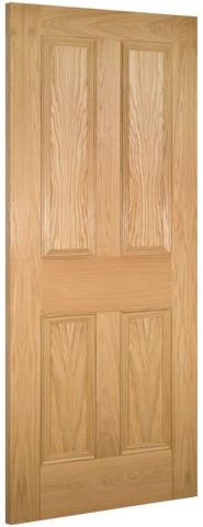 Deanta Doors Internal Kingston Un-Finished Oak Fire Door