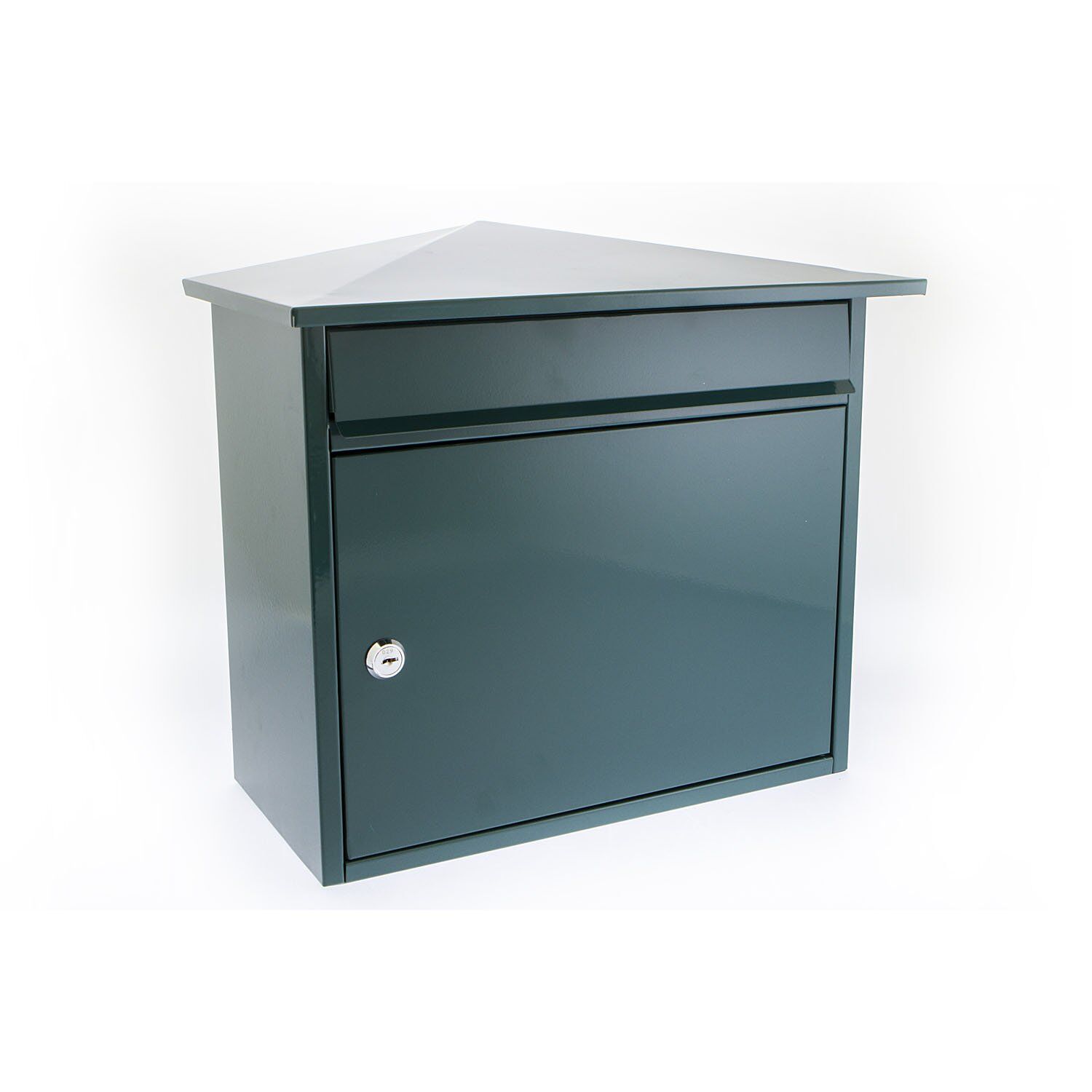 G2 By Sterling Mersey Post Box in Green G2 By Sterling Mersey Post Box in Green