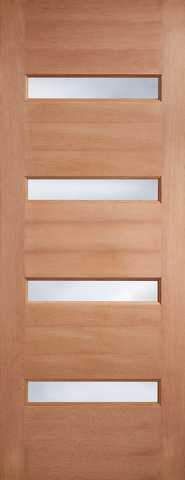 LPD External M&T Balham Hardwood with Frosted Double Glazed Door